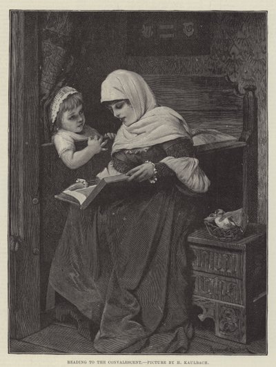 Reading to the Convalescent by Hermann Kaulbach